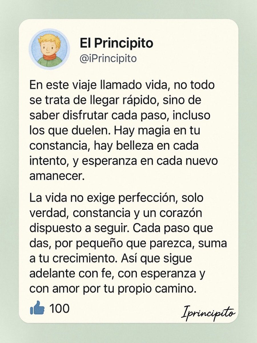 iPrincipito's tweet image. Incluso el paso más pequeño tiene el poder de cambiar tu historia.