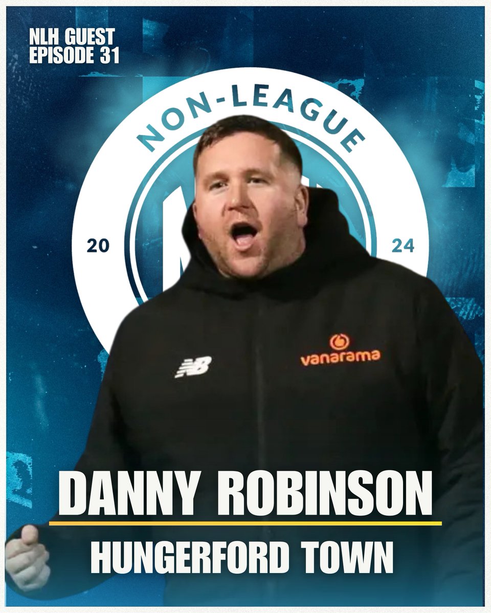 Non League Heroes (@nonleagueheroes) on Twitter photo Episode 3️⃣1️⃣ | Danny Robinson
Our latest episode sees <a href="/DanielRWalkley/">Dan</a> & <a href="/Welchy/">Welchy</a> in conversation with <a href="/HungerfordTown/">Hungerford Town FC</a> gaffer <a href="/DanRobbo1986/">Danny Robinson</a>.
📈 His rise as a young manager
🏆 FA Vase memories
⚪️⚫️ All things Crusaders
Dropping Friday morning. 8am. Episode 3️⃣1️⃣ | Danny Robinson
Our latest episode sees <a href="/DanielRWalkley/">Dan</a> & <a href="/Welchy/">Welchy</a> in conversation with <a href="/HungerfordTown/">Hungerford Town FC</a> gaffer <a href="/DanRobbo1986/">Danny Robinson</a>.
📈 His rise as a young manager
🏆 FA Vase memories
⚪️⚫️ All things Crusaders
Dropping Friday morning. 8am.