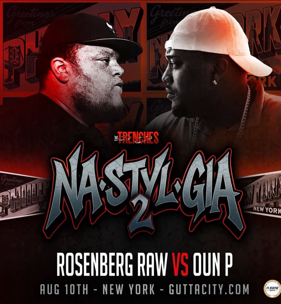 TrenchMobx's tweet image. The more I think about it this battle prob going be one best on the card low key !!!!
Aug 10TH PHILLY VS NY