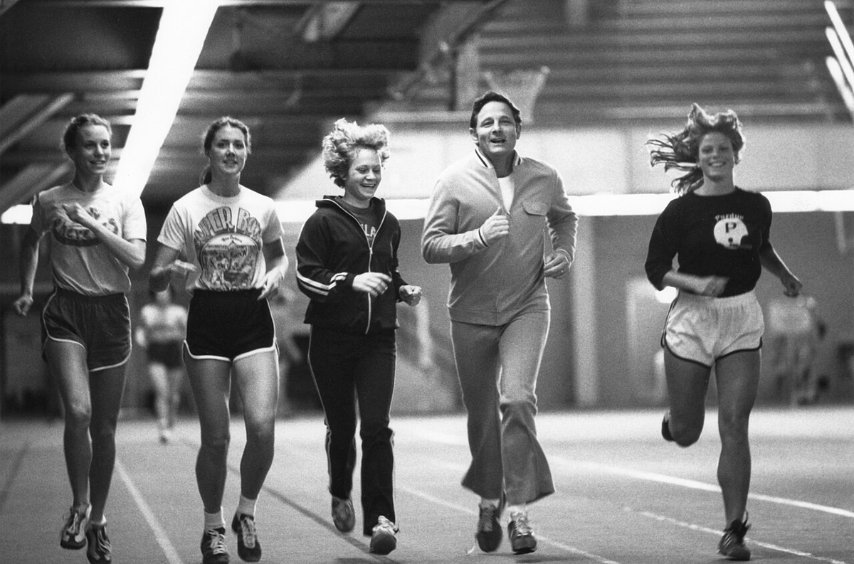1947Farmall's tweet image. Periodic reminder that Birch Bayh, the Father of Title IX, was an early believer in men competing in women's sports.