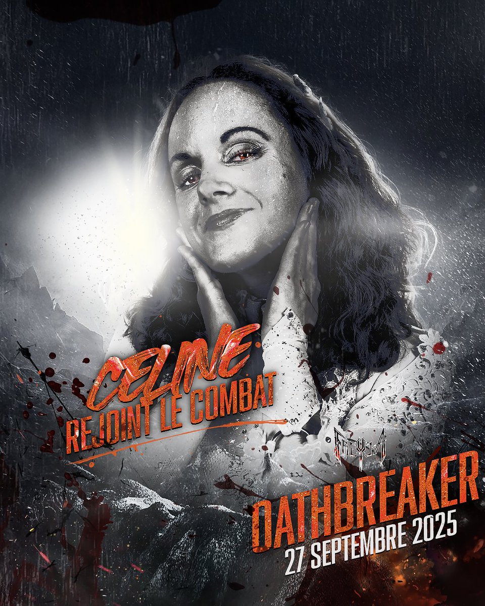 CatchenFranco's tweet image. Freyja a annoncé pour leur show OATHBREAKER qui aura lieu le 27 septembre à la salle de la cité de Rennes.
Céline sera présente au show.
La billetterie est encore disponible :
freyjacatch.com/billetterie