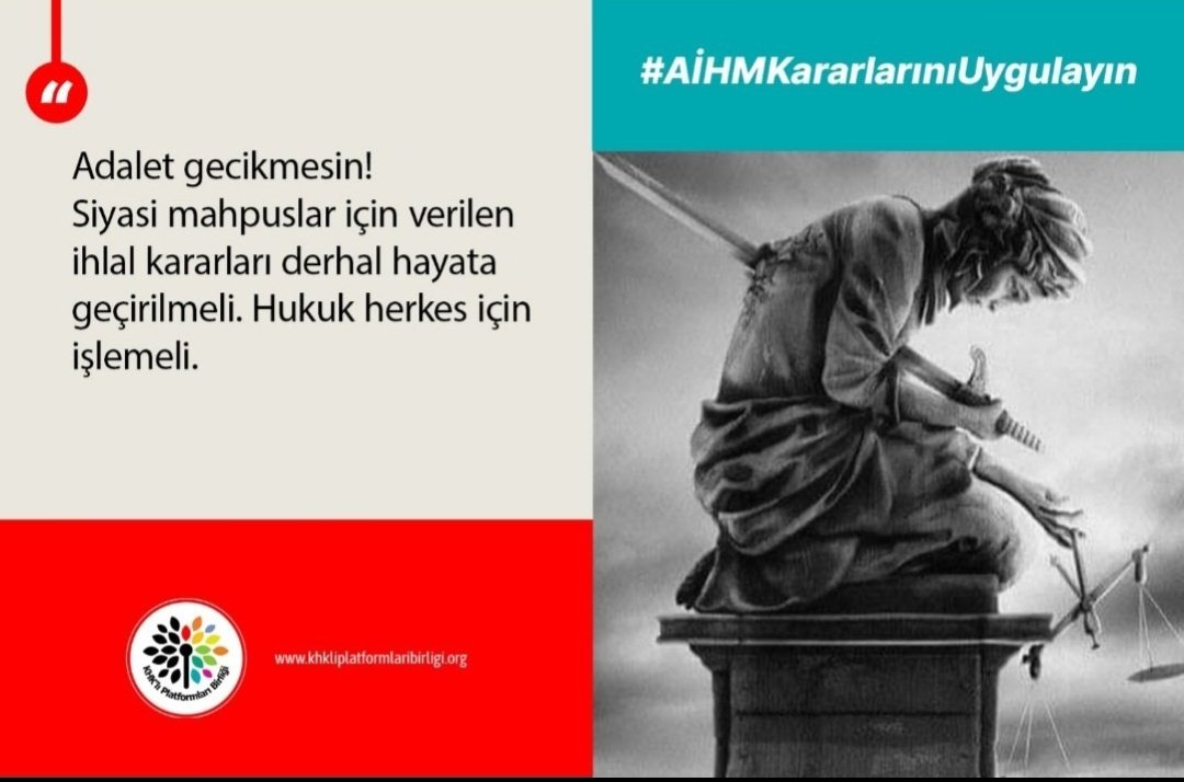 Uzun bir aradan sonra kaldığım yerden devam
#AHİMKararlarınıUygulayın