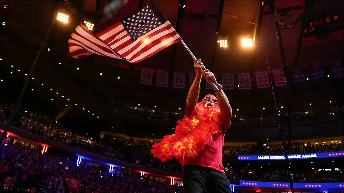 ThePeoplesMMA's tweet image. I can't believe Hulk Hogan is gone.
I wasn't a fan of wrestling but I was a fan of his. He looked so frail walking Colby out but I hoped it was nothing more than old injuries.
He was the ultimate showman & a huge icon of American culture.
RIP Hulkster 🇺🇸