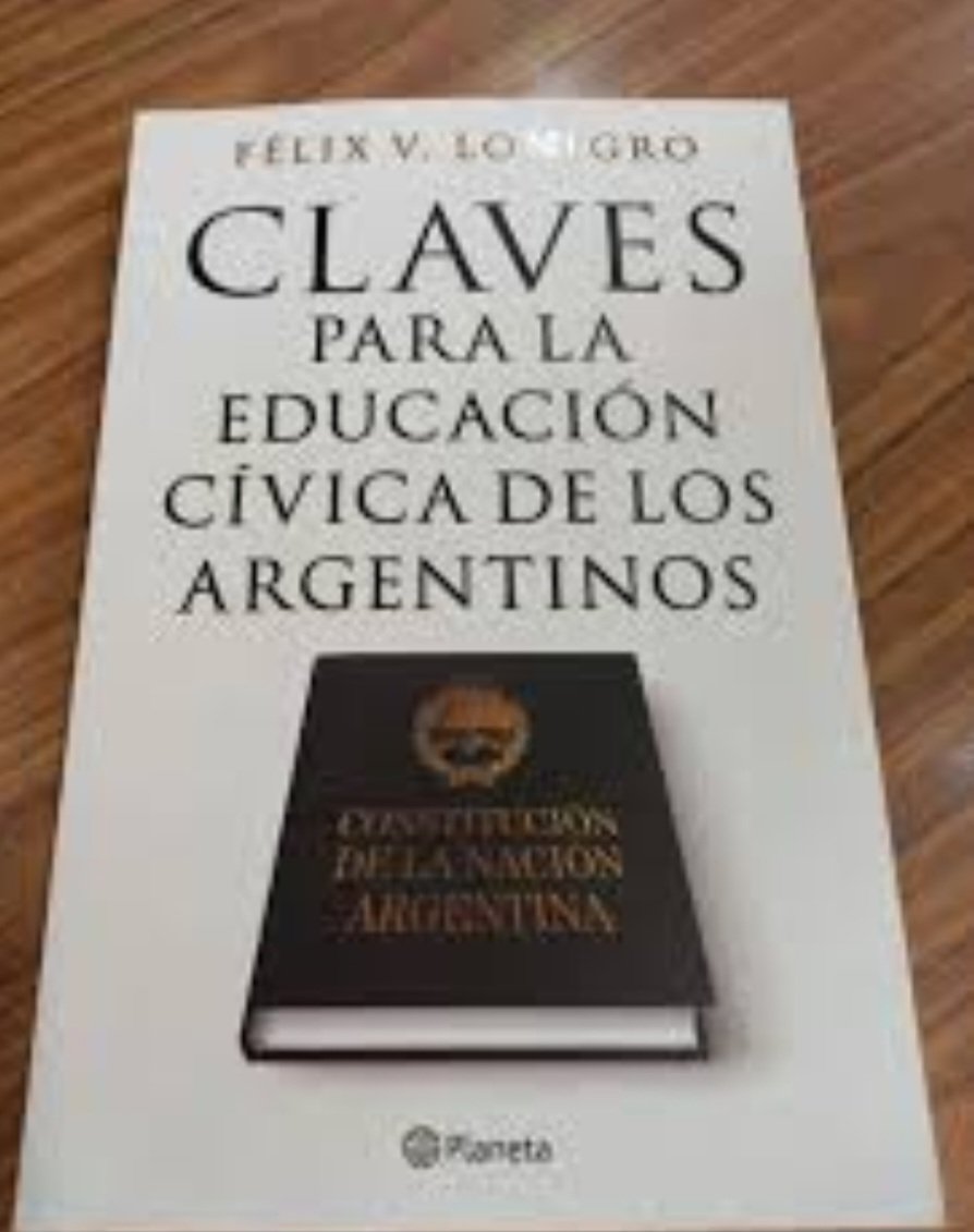 fvlonigro's tweet image. En breve anunciaré la salida de la segunda edición de mi libro dedicado a la gente, en general, para la difusión de la cultura cívica que tanto se necesita en la Argentina