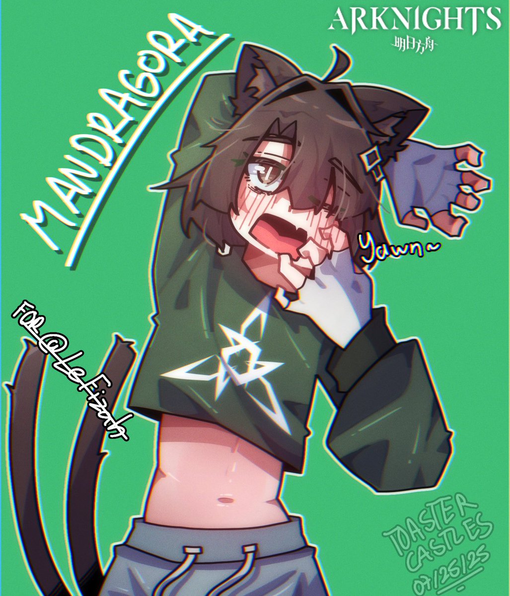 ToasterCastles's tweet image. Fashionable Mandy
For @LeFizah !
#Arknights #銈€兗銈儕銈ゃ儎
#氇呾澕氚╈<