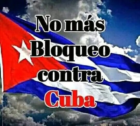 YusleybysA's tweet photo. El bloqueo criminal de EEUU contra Cuba, se recrudece cada vez más. Ellos intentan doblegar y poner de rodillas a nuestro pueblo, pero  jamás lo van a lograr ,no han podido con nosotros, la revolución sigue triunfando.#CubaEstáFirme ,#Cuba https://t.co/h9tgbYPvx6
