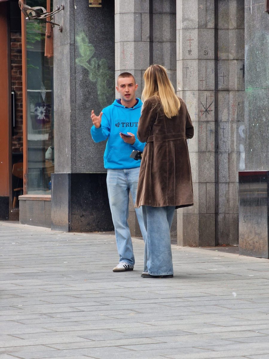 MJRobinson1571's tweet image. Day Three of the Project Truth Roadshow: our @spucprolife youth team hit the streets of Dundee and Aberdeen — standing strong for life, one conversation at a time. 💬👣 #ProjectTruth #ProLifeMovement