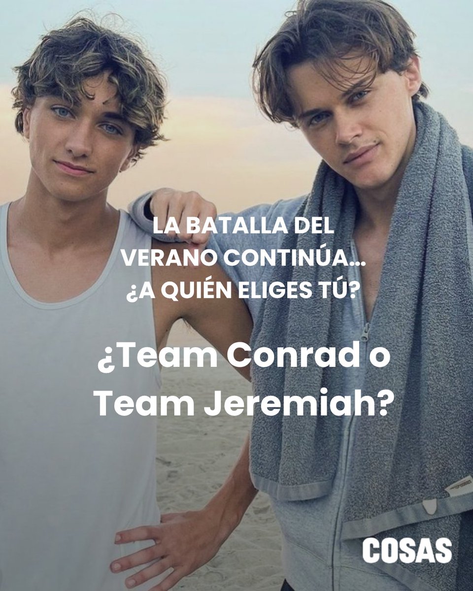 RevistaCosasMx's tweet photo. ¿#TeamConrad o #TeamJeremiah? OMG, la serie que nos hizo enamorarnos este verano está de regreso y todos estamos con la emoción a tope. Aquí te compartimos algunos datos sobre esta historia 💕✨ #TSITP #AmazonPrime https://t.co/REF7YPD8GO