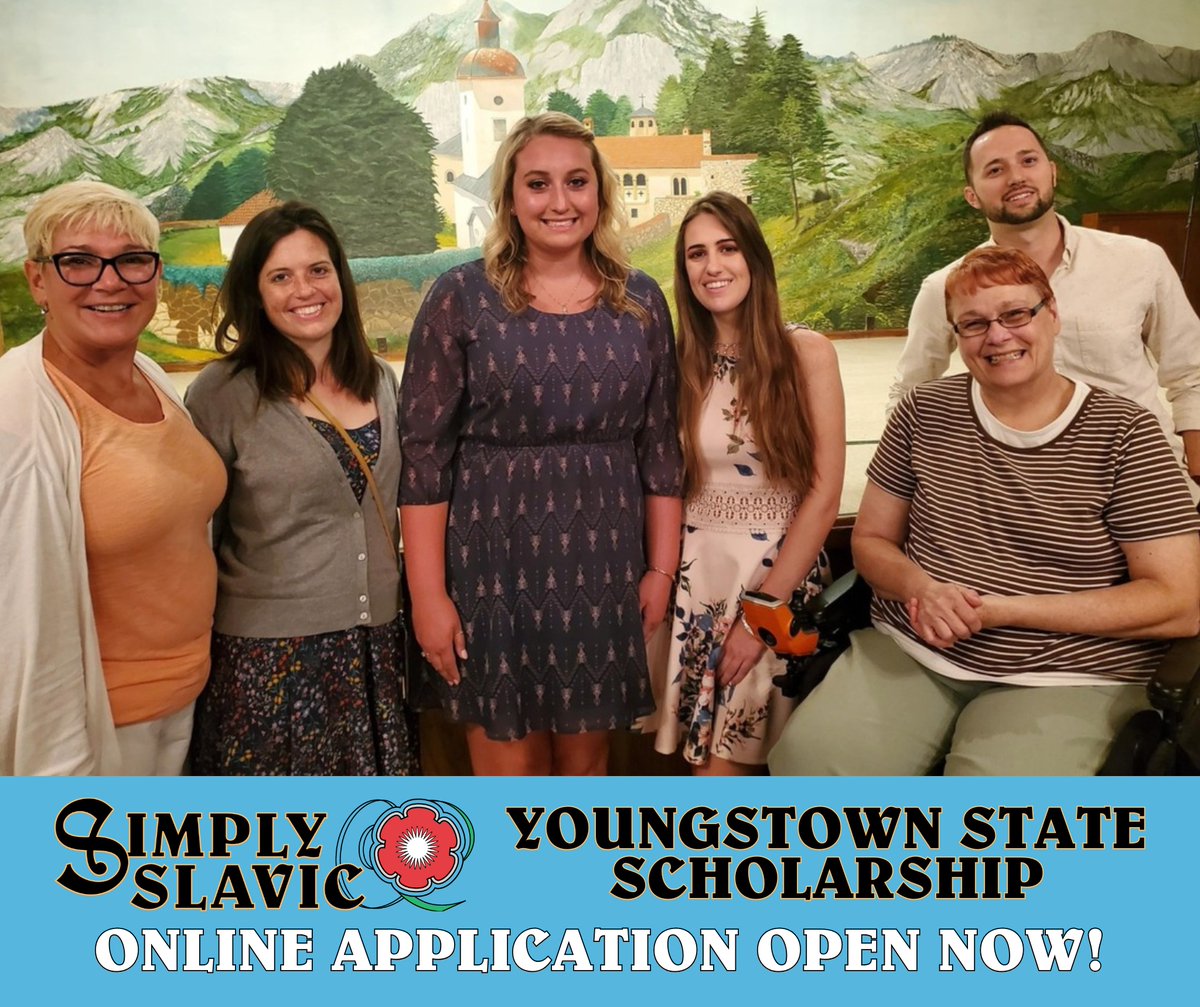 Hey Youngstown State students! There’s still time to apply for the Simply Slavic Scholarship—but don’t wait too long. The deadline is July 31!

To make things easy, we’ve reopened our online application portal. Apply now: bit.ly/3TSQP5T