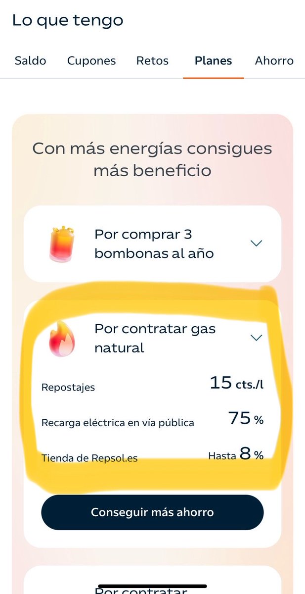 Johnbets50's tweet photo. ⁦@Repsol⁩ miente. Otro ejemplo de la publicidad que envía Repsol y que luego no cumple. Contratas luz y gas y te dan 10cts/litro y 50% en recarga eléctrica en lugar de lo que publicitan. Que no te engañen https://t.co/sRftVEJDLn