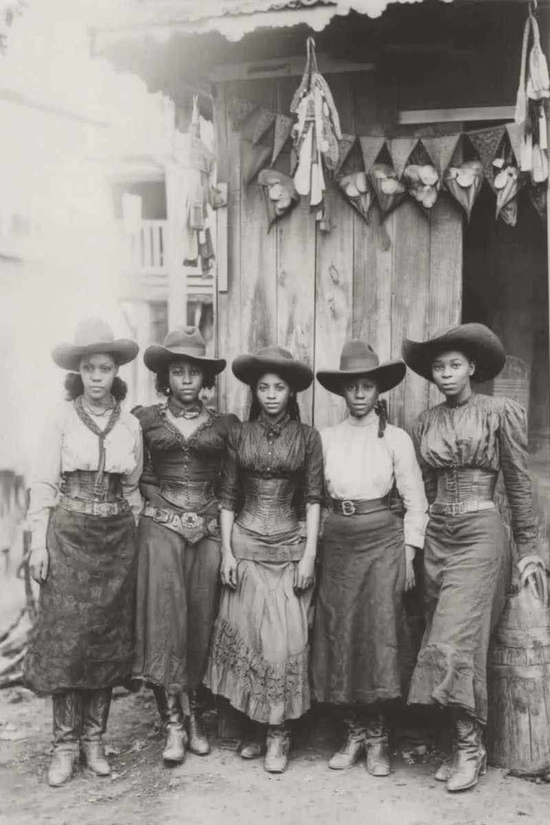 Black Cowgirls 1800s. ♥️ 🖤 💚