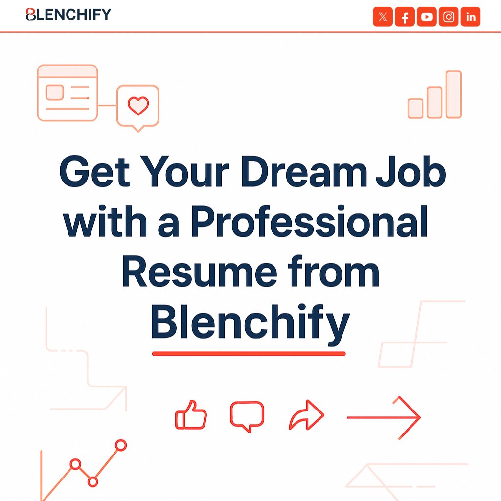 blenchify's tweet image. Want a resume that gets you hired? Blenchify writes professional, ATS-friendly resumes tailored for your career success!

#ResumeWriting #JobSearch #CareerGrowth #ProfessionalResume #Blenchify #ATSFriendly #JobHunting #ResumeHelp #CareerAdvice #InterviewReady #JobSeeker #Resume