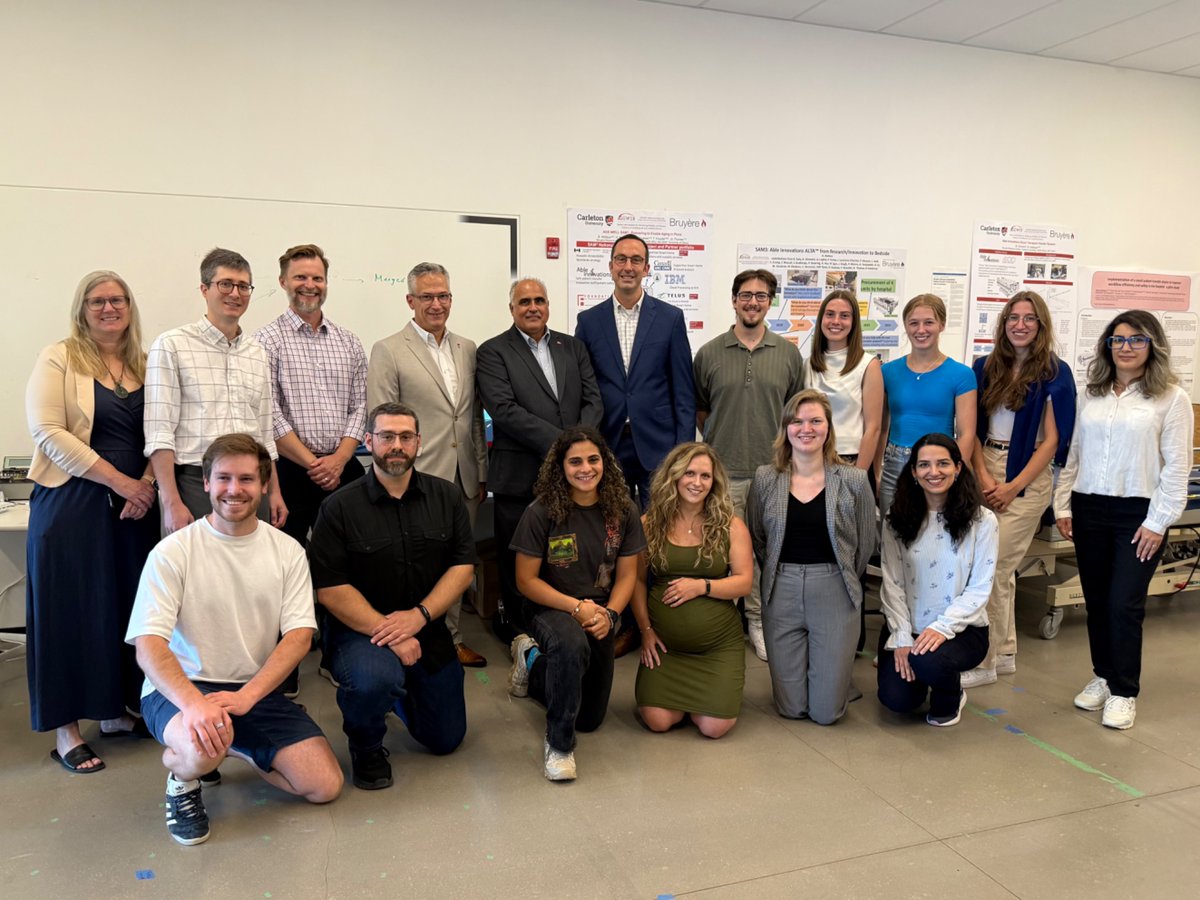nolanmquinn's tweet image. Today in #Ottawa, MPP @GeorgesDarouze and I toured @Carleton_U’s SAM3 AGE-WELL Lab and the Ericsson 5G Research Lab – two leading research hubs driving innovation in aging and health technologies, satellite communications, and autonomous navigation.
With nearly $1B invested in…