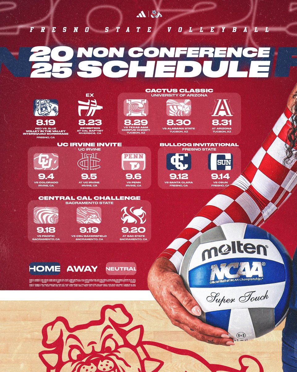 FresnoStateVB's tweet image. the full calendar is set ✅📆 

#DoHardBetter