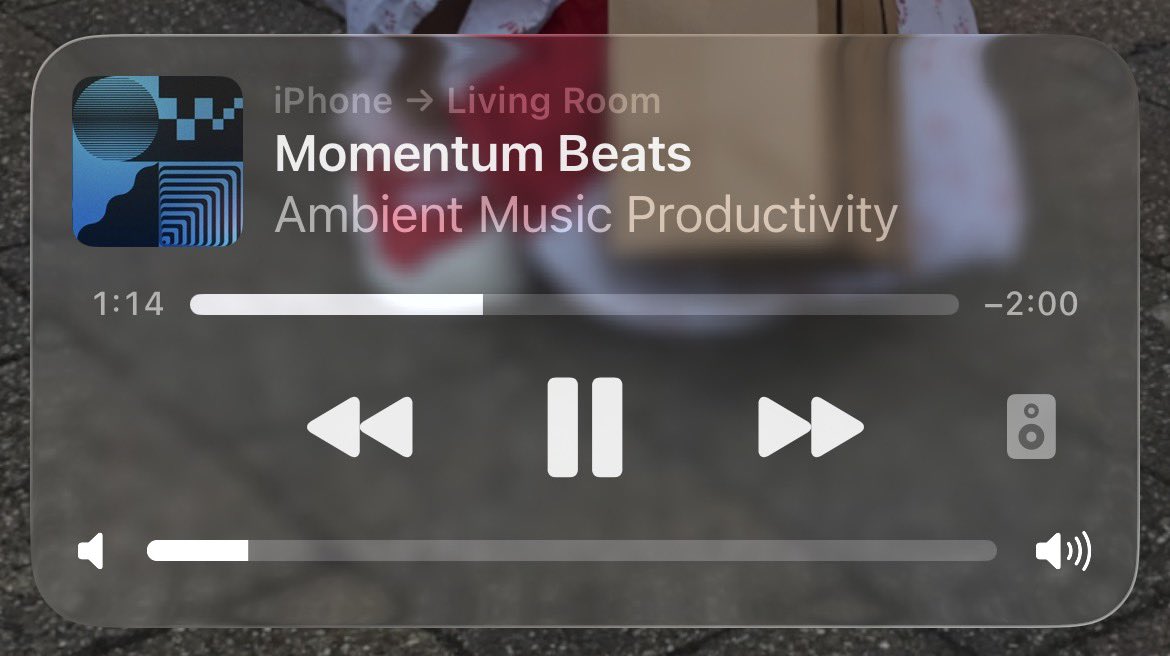 uxdesignroast's tweet photo. This Ambient Sound music is an underrated feature. It gives you free access to Sleep/Chill/Productivity/Wellbeing songs. It’s part of Accessibility but can be accessed quickly through Control Centre. #iOS18 https://t.co/U6vnlyEPPb