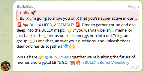 Bullx is LIVE on Telegram!
The loudest bull on SEI has something to say — click the image and hear the herd roar!
Join the chat 👉 t.me/BullxOnSei