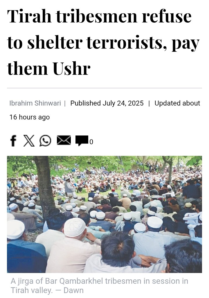 hardliner1947's tweet image. Finally, the tribesmen are waking up, now that the TTP Khwarij have started taxing them. Soon, they’ll be kidnapping their women too.
This is what happens when you support Khwarij by giving them shelter and food.