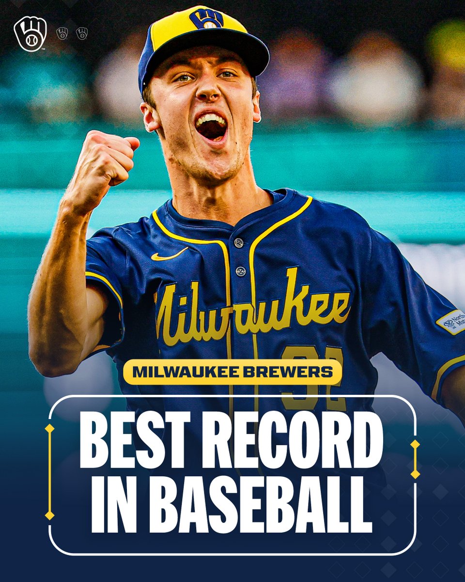 MLB (@mlb) on Twitter photo The <a href="/Brewers/">Milwaukee Brewers</a> haven’t had the best record in baseball this late into a season since 1982! 😯 The <a href="/Brewers/">Milwaukee Brewers</a> haven’t had the best record in baseball this late into a season since 1982! 😯