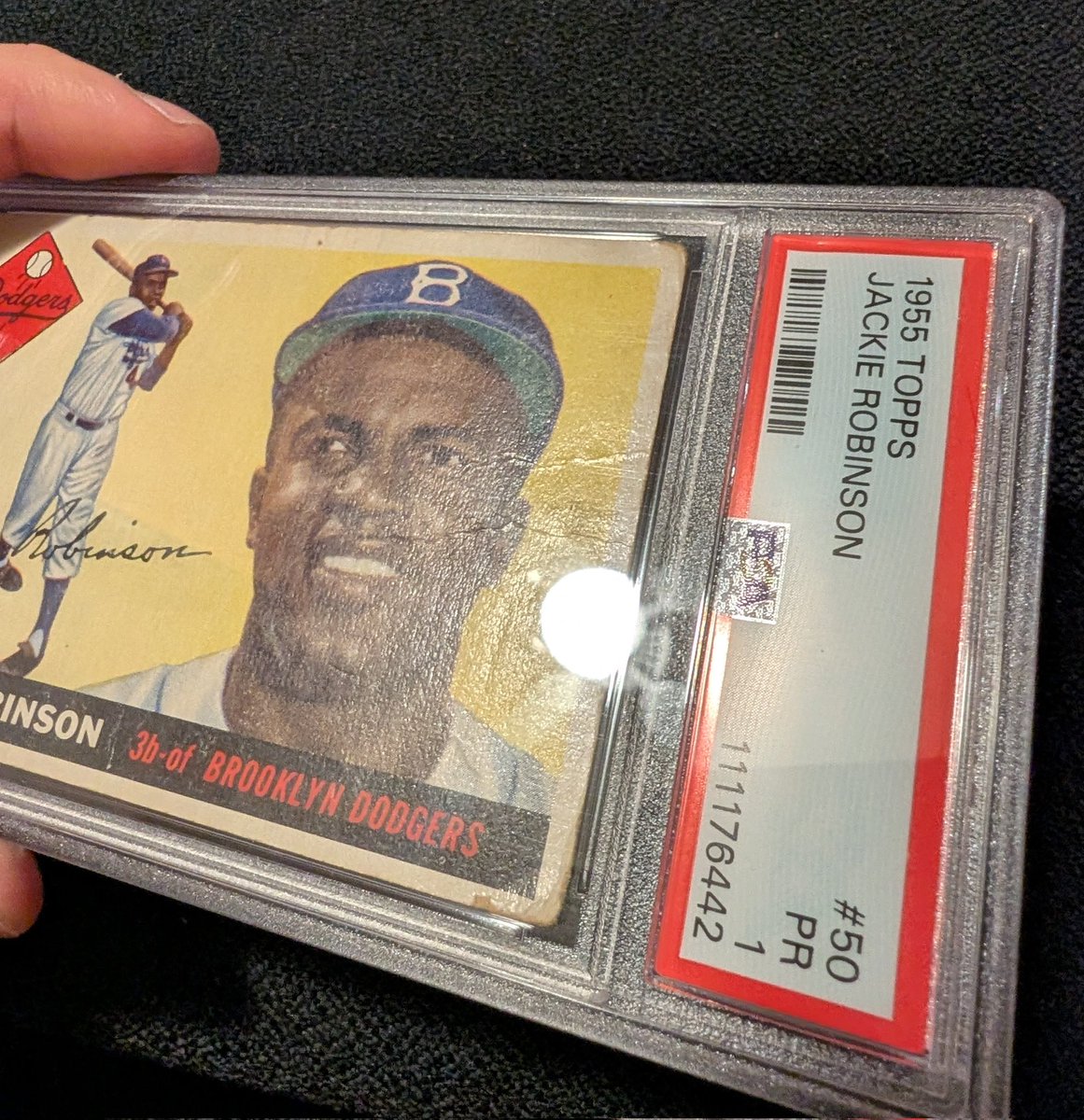CardsThings's tweet image. Going to make this available before the national!
1955 Jackie Robinson PSA 1
$350
A really nice looking 1
See pinned for rules/ shipping
#CardsThingsStax