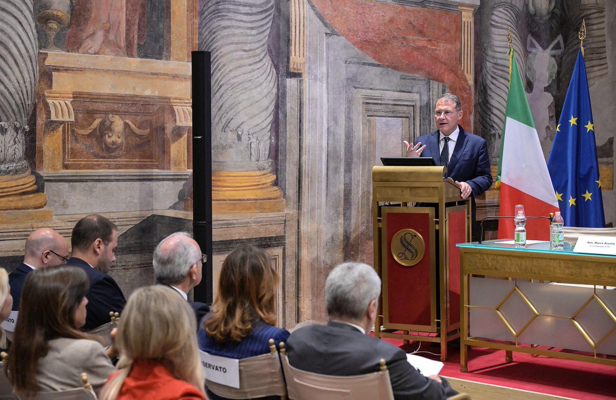 ItalyMFA's tweet image. Oggi al Convegno in #Senato sulle opportunità del #Pianomattei, il
VM @edmondocirielli ha illustrato l’accresciuta centralità del continente africano nella strategia della @cooperazioneitaliana, anche grazie al sistematico coinvolgimento del #SistemaPaese