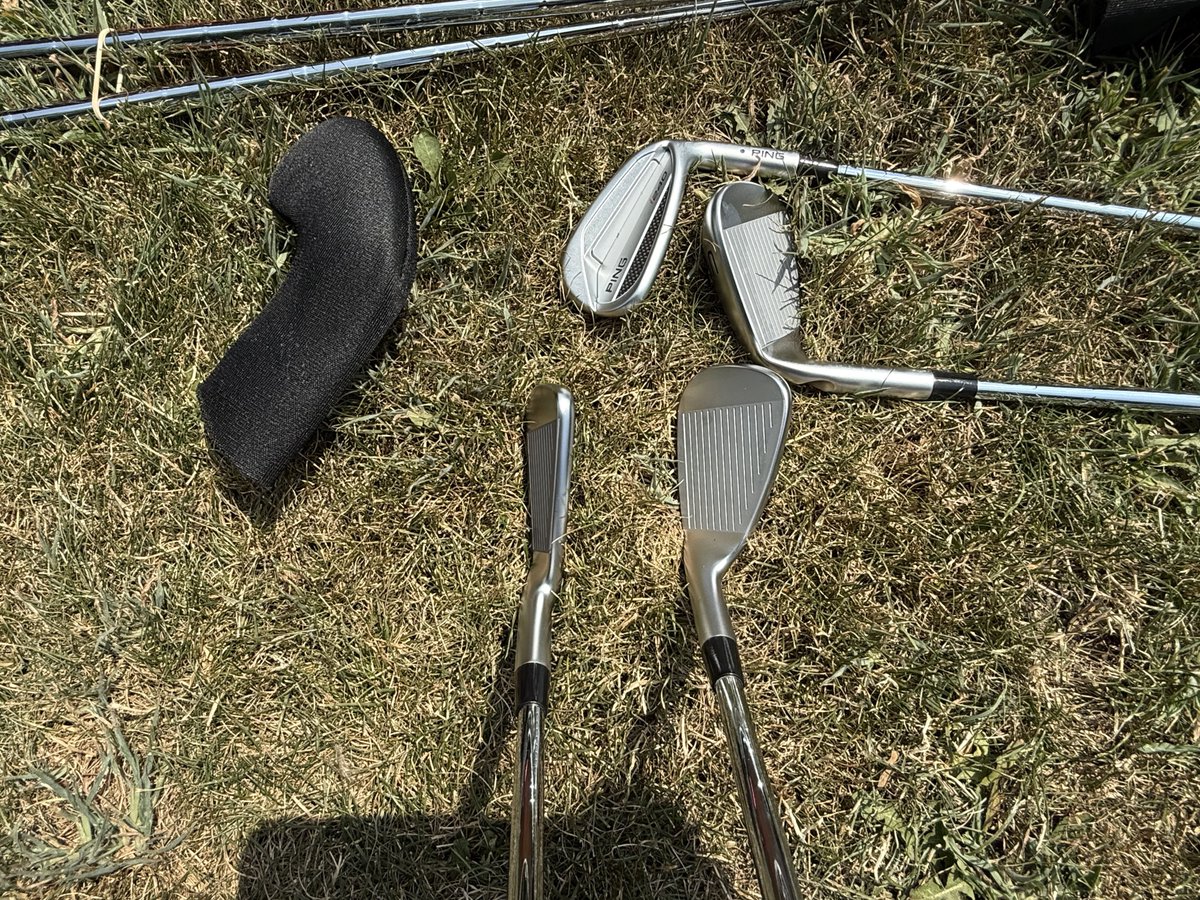 PGAPappas's tweet image. It’s 93° here right now. Feels like 100°. In the middle of a Heat Advisory.
And…
The temperature just went up! 💯🔥🔥
Custom fit new Ping i240 irons ready for action baby! 😁👍