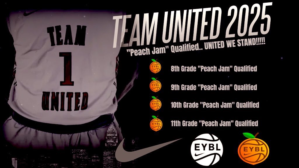 Team United Hoops (@teamunitedhoops) on Twitter photo Wanted to take time to thank all the families, players, admin staff and coaches for another solid year! Been a lot of sacrifices and hardwork to make this season great! Another year all teams qualified for the NIKE PEACH JAM and even a FINAL 4 appearance! TY! #TU #9uthrough17u Wanted to take time to thank all the families, players, admin staff and coaches for another solid year! Been a lot of sacrifices and hardwork to make this season great! Another year all teams qualified for the NIKE PEACH JAM and even a FINAL 4 appearance! TY! #TU #9uthrough17u