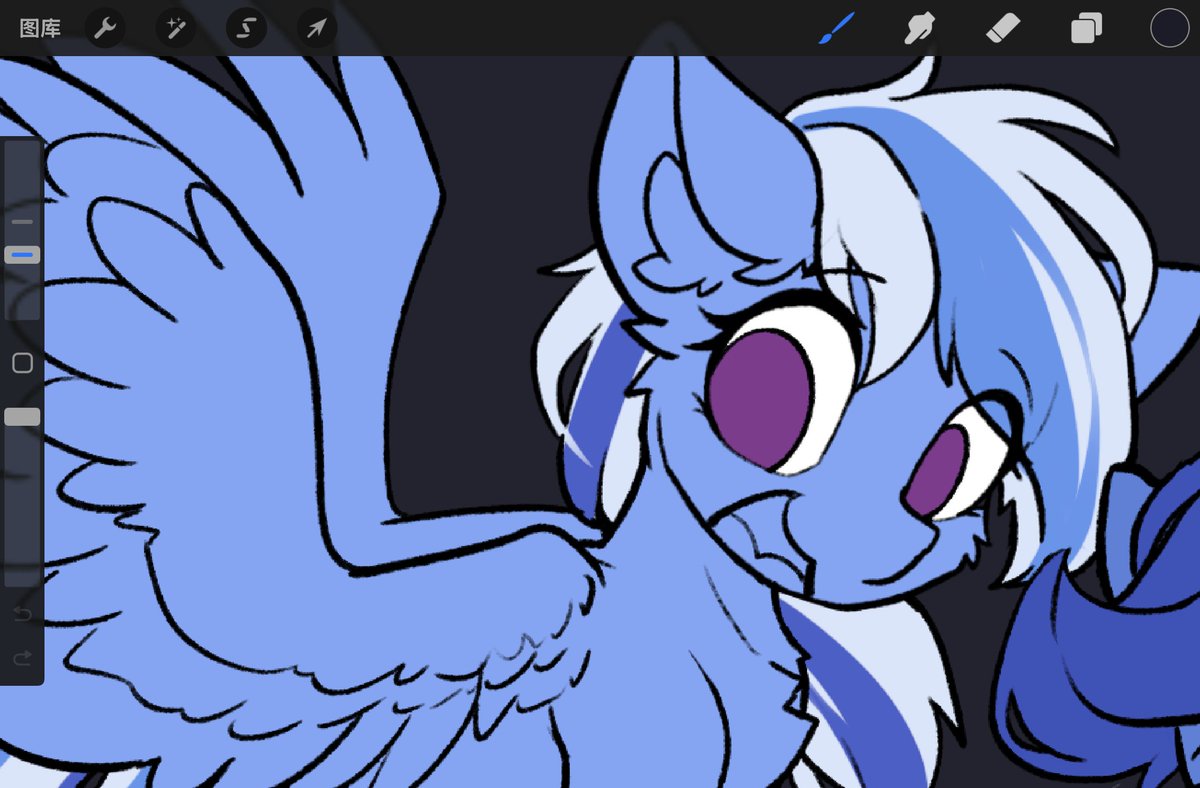 Feels like a century ago since the last time I drew my blue birb