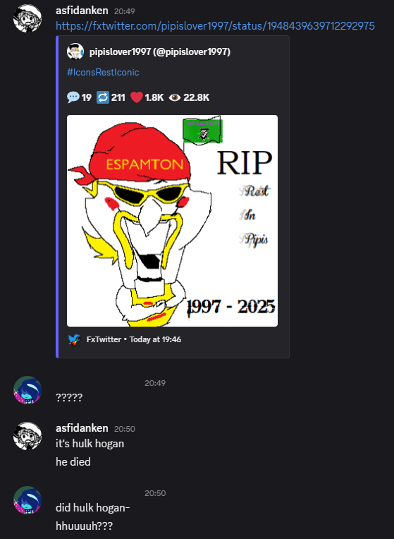 asfidanken__'s tweet photo. @pipislover1997 I did my part https://t.co/uvhGNrkVDy