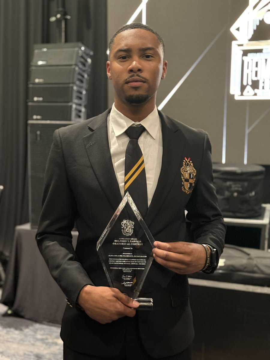VSU_1882's tweet image. Congratulations to our Beta Gamma Chapter for winning the National College Chapter of the Year and Khyron McReynolds for winning the National Belford V. Lawson Jr. Oratorical Contest at the Alpha Phi Alpha Fraternity Inc., 98th General Convention/119th Anniversary Convention.