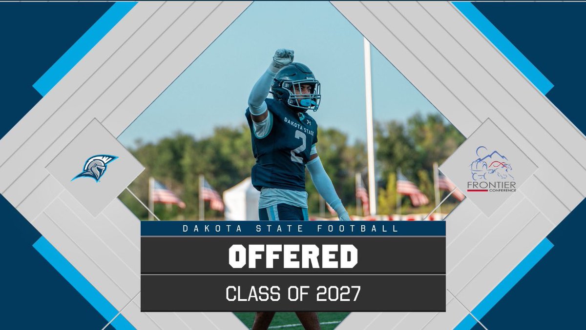 Darius (@dolodarius27) on Twitter photo After a good camp and a talk with <a href="/Coach_McCant/">Coach McCant</a> am blessed to receive my first offer to play football at <a href="/DSUFootball/">Dakota State University Football</a>. After a good camp and a talk with <a href="/Coach_McCant/">Coach McCant</a> am blessed to receive my first offer to play football at <a href="/DSUFootball/">Dakota State University Football</a>.