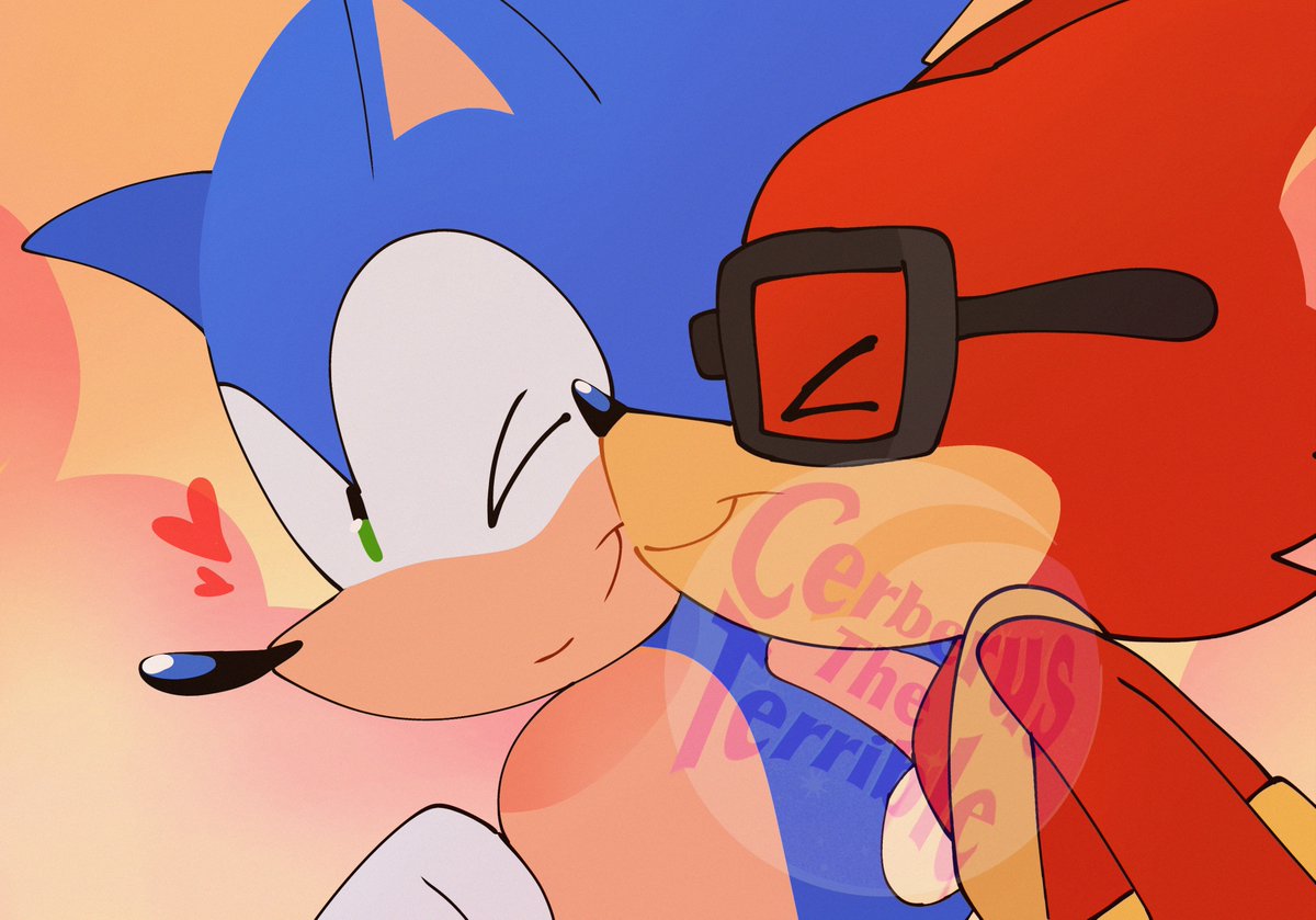 Hadn’t drawn them in a while 💙❤️

#SonicTheHedgehog #sonadget #gadgetthewolf