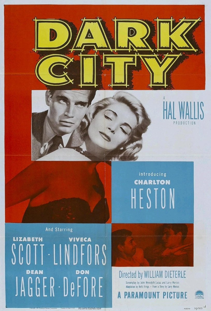 ACMillerAuthor's tweet image. Got my new movie dice from @kategabrielle, so I decided to roll it and go from there!
Time to watch DARK CITY ('50).