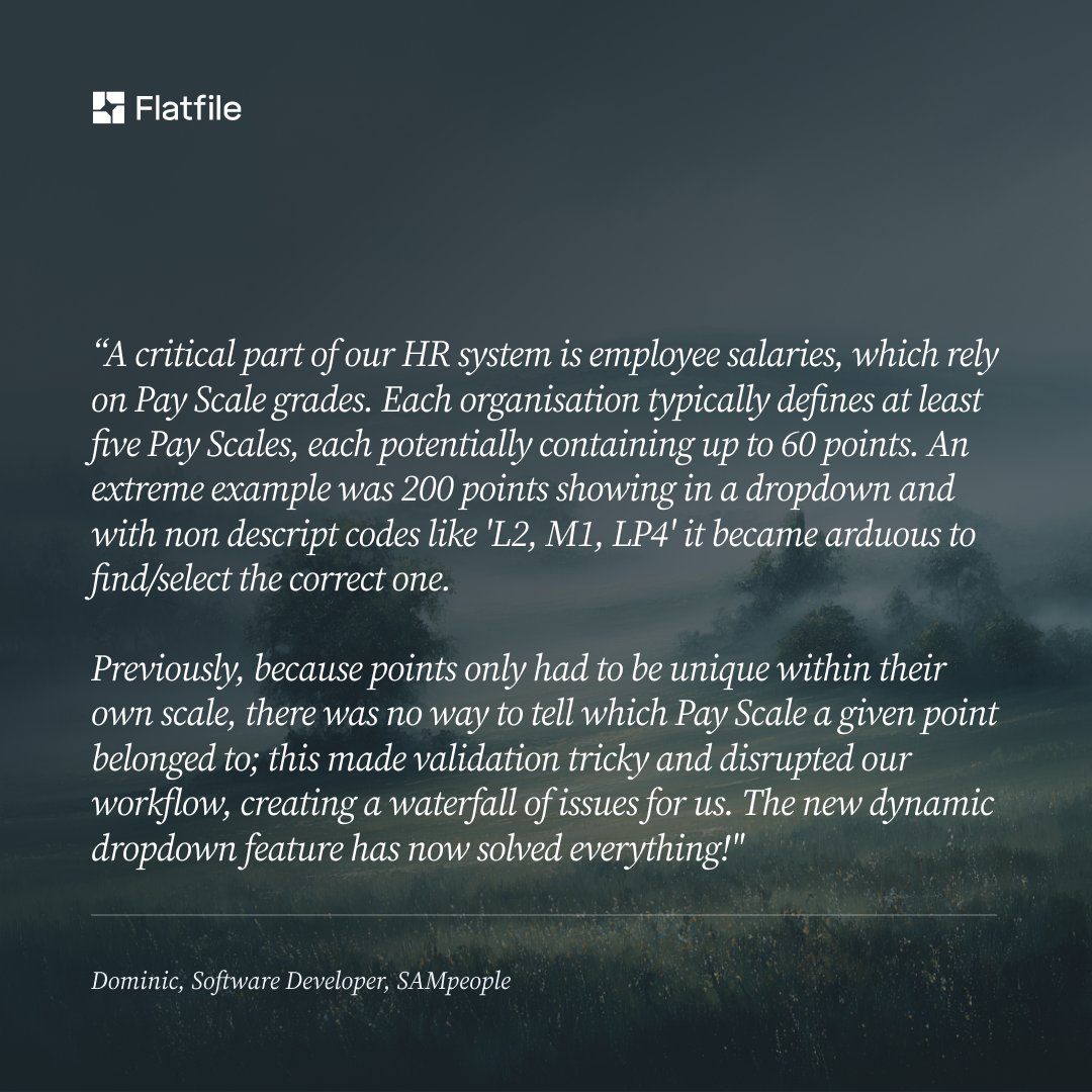 Flatfile tweet media