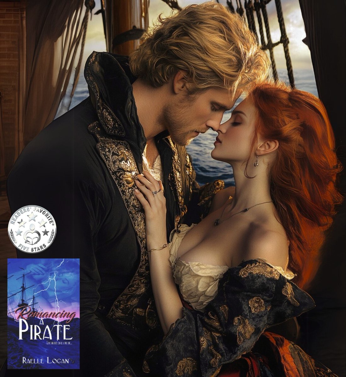 ROMANCING A PIRATE

With her father murdered by pirates, Lone Stafford is led into the embrace of her father's enemy at her quest for justice. Will she surrender her life to the villain who is her father's brutal killer? #romance #PirateBooks #bookstoread #historicalromance