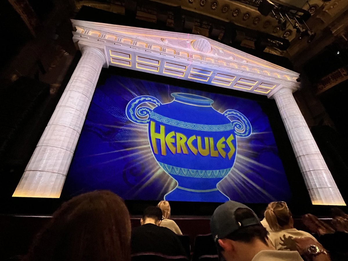 TJGriffiths's tweet image. Wow, what a show Hercules was: sets & costumes were amazing & the cast were phenomenal. Hard to pick any standouts but the muses were truly spectacular (kept thinking how cool it would be if they were there to narrate my life 😆). Great energy from the whole company!