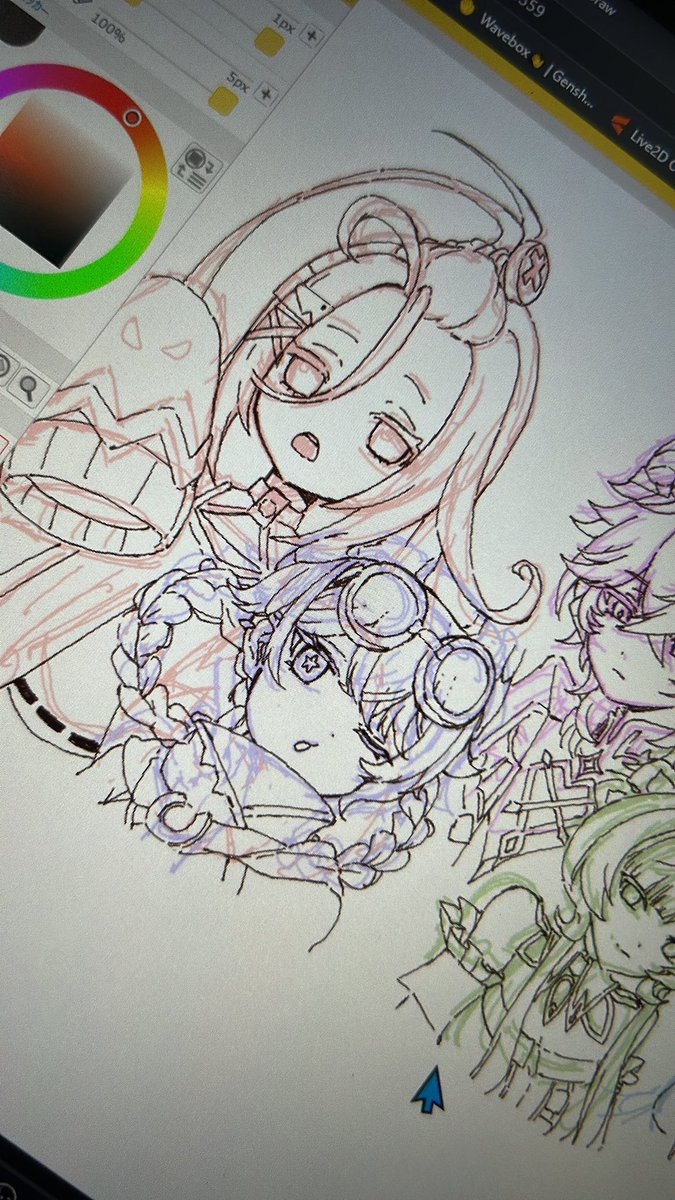 same_zame218's tweet image. かきだめしてるんです……今日中に投稿しやす