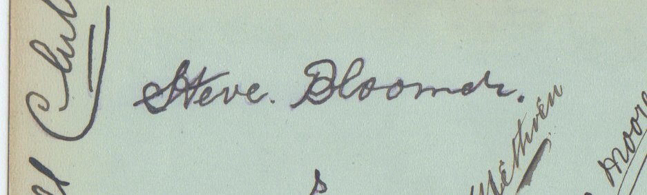 dcfccollection's tweet image. Buyer beware..this looks suspect to me and asking £200 ebay.co.uk/itm/1467202509…. Compare with known genuine examples, note the S and always puts a '.' after Steve.