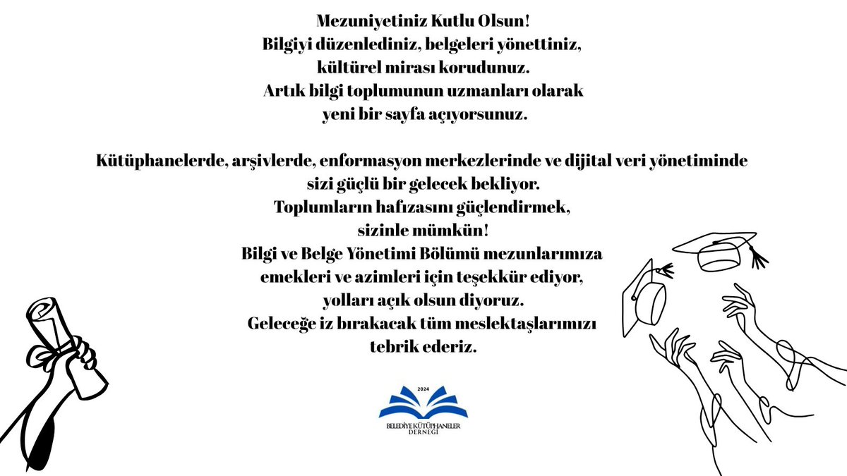belkutupder's tweet photo. #BilgiBelgeYönetimi #Mezuniyet2025 #BBYMezunları #BilgiToplumu #YeniBirSayfa #Kütüphanecilik #Arşivcilik #DijitalBilgi #AkademikYolculuk https://t.co/ue5kvqOoyE