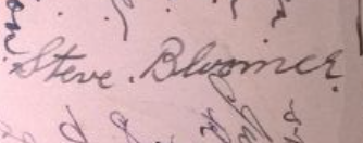 dcfccollection's tweet image. Buyer beware..this looks suspect to me and asking £200 ebay.co.uk/itm/1467202509…. Compare with known genuine examples, note the S and always puts a '.' after Steve.