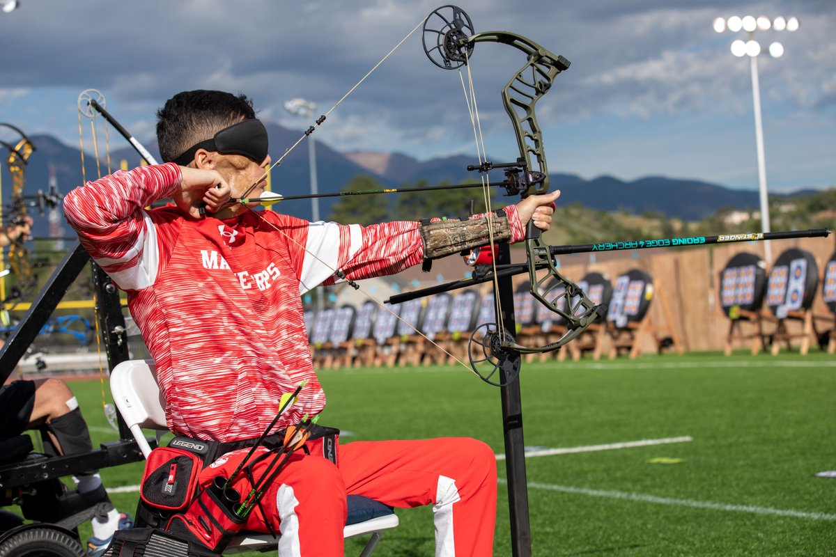 dodwarriorgames's tweet image. 🎯 Day 7 at #DWG2025 hit the mark—ARCHERY took center stage!
With every draw of the bow and release of the arrow, our Warriors showed what it means to focus through adversity and aim with purpose. 💪🏹
Precision, patience, and power—these athletes are LIMITLESS!