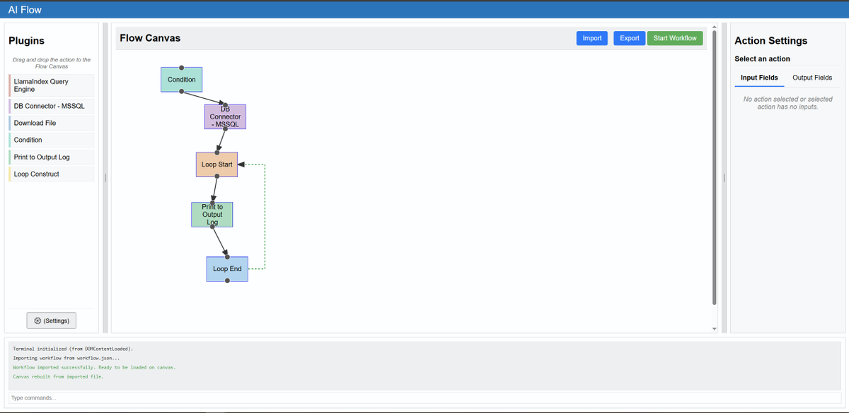 OttoMixa's tweet photo. @llama_index Good job! I can now stop my own project which is at the beginning only, there is no way I've been working on "similar" AI flow tool for last few weeks: https://t.co/7DnX0T45T7