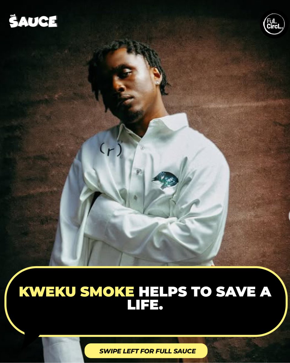 FulLCircLAfrica's tweet image. THE SAUCE🚨: @kwekusmoke_ offers to pay Gh 66,000 for a final year student in KNUST for a spinal surgery via X . Making impact outside the music industry 👏
