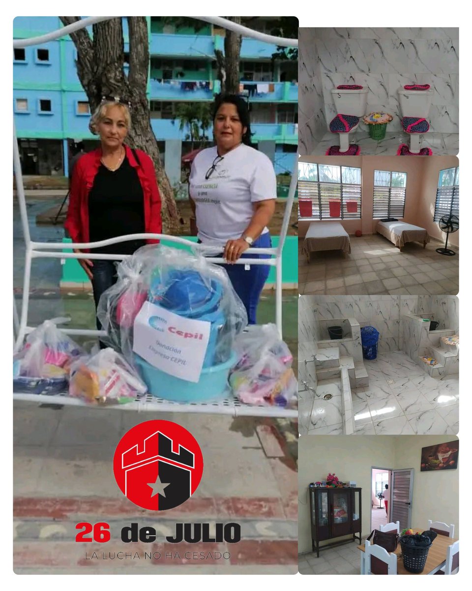JHGcasanova's tweet photo. Trabajadores de Cepil en #CiegodeAvila, entregan donativo a la casa de niños sin amparo familiar.  #CiegoEn26 #SinPerderUnDía #LaLuchaNoHaCesado @AlfreMene37409 @DiazCanelB @DrRobertoMOjeda @PartidoPCC https://t.co/Xj2qgm0rbU