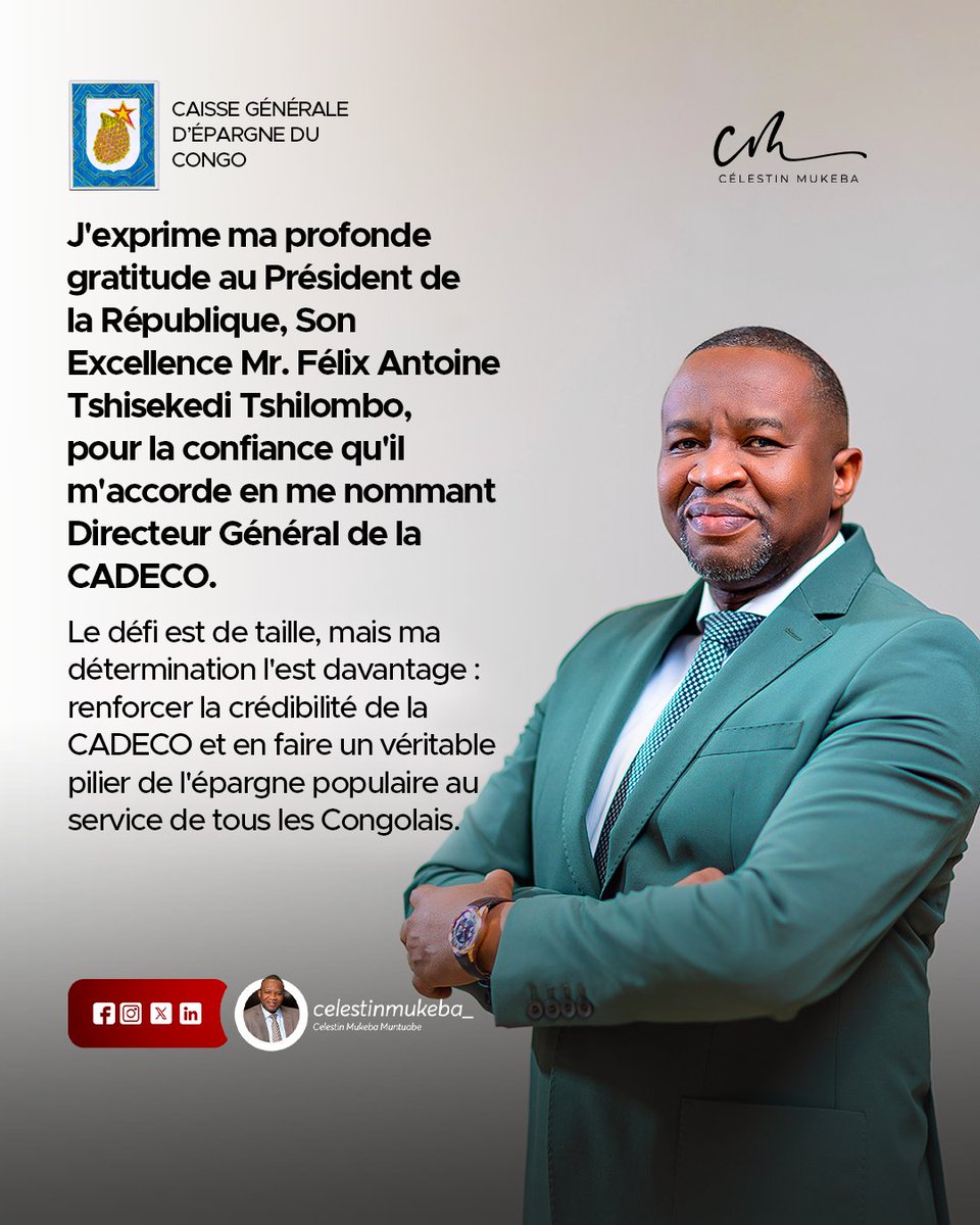 CelestinMukeba's tweet image. Avec Dieu nous réussirons !
#NouveauDéfi #CADECO #Épargne