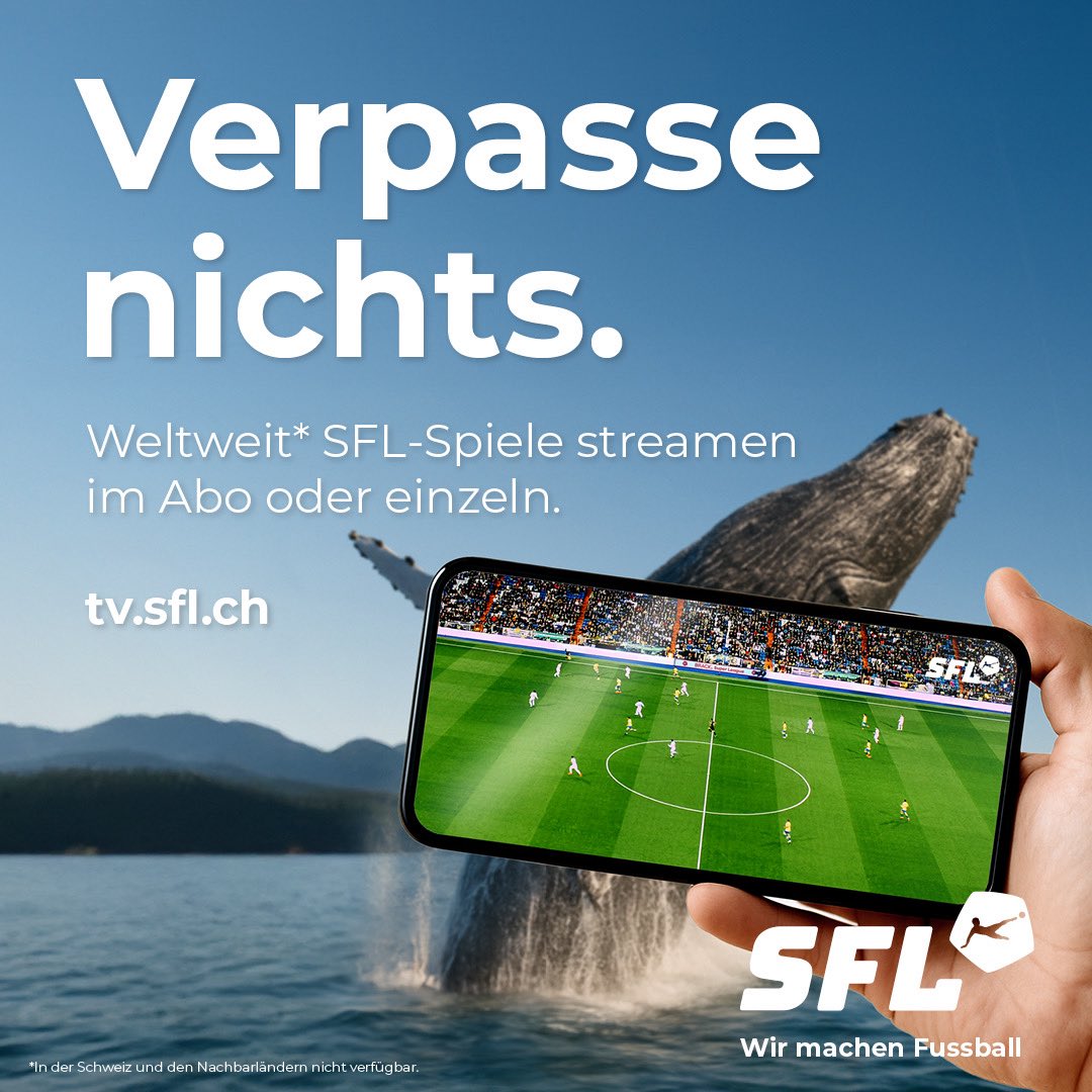 FCBasel1893's tweet image. ๐ด Bist du im Ausland im ๐ด๐ต-Trikot unterwegs, aber mรถchtest kein FCB-Spiel verpassenโ
ย
Kein Problem! Mit der SFL-Streamingplattform erlebst du alle Partien der Brack Super League und der dieci Challenge League weltweit live. Dies auch in Deutsch, Franzรถsisch oder Italienisch.โฆ