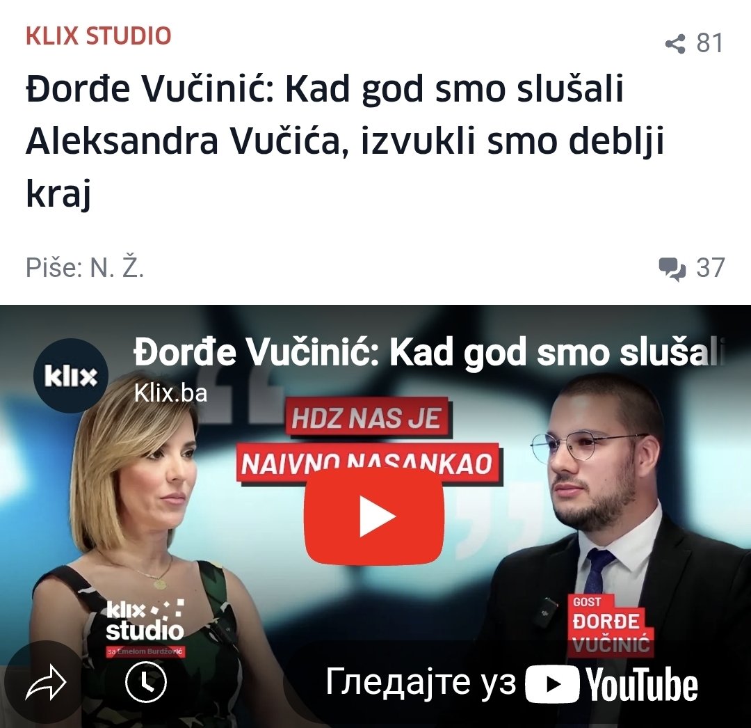 SuadaSaraj's tweet image. Ovo je istina! Mnogi Srbi nikako da shvate