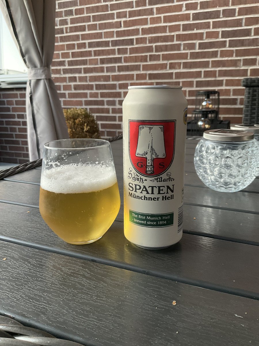 Efter 12 timmar på jobbet i värmen smakar denna utmärkt.