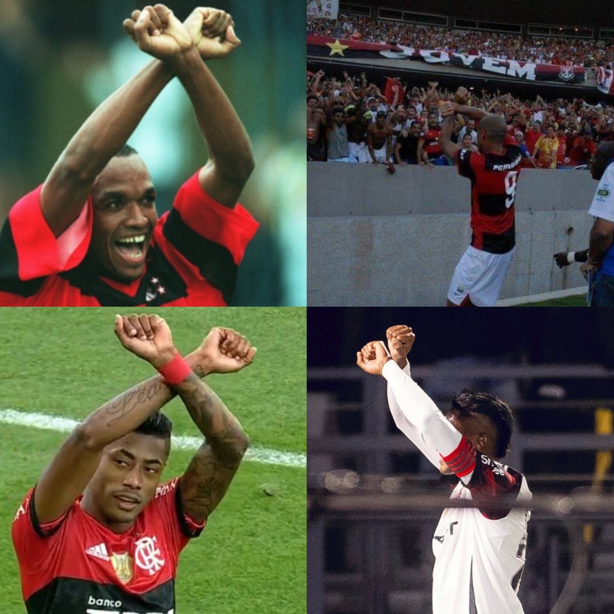 PUNHO CRUZADO.

Pimentel 1999.
Souza 2008.
Bruno Henrique 2021.
Bruno Henrique 2025.