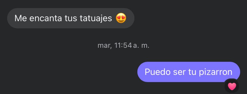 Esta bien ese coqueteo para  un tatuador ??