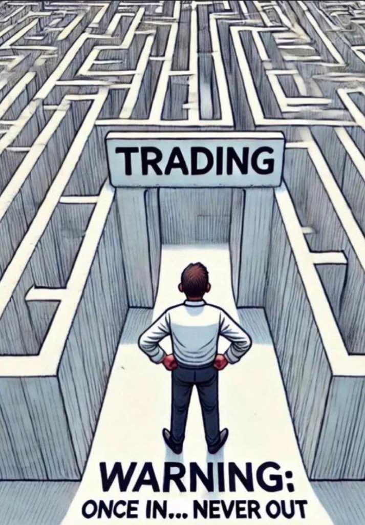 Once you’re in, you’re in for all. 📊📈📉🦅